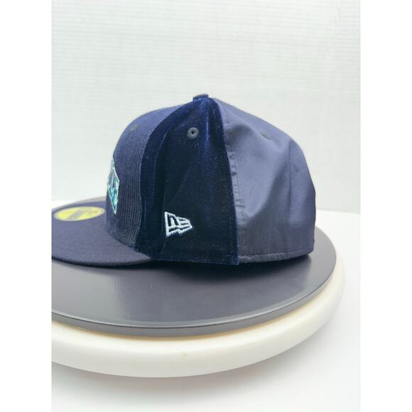 New Era Seattle Mariners Corduroy 59FIFTY Hat 7 3/4 Cap 2001 All Star Game Patch - Picture 4 of 8